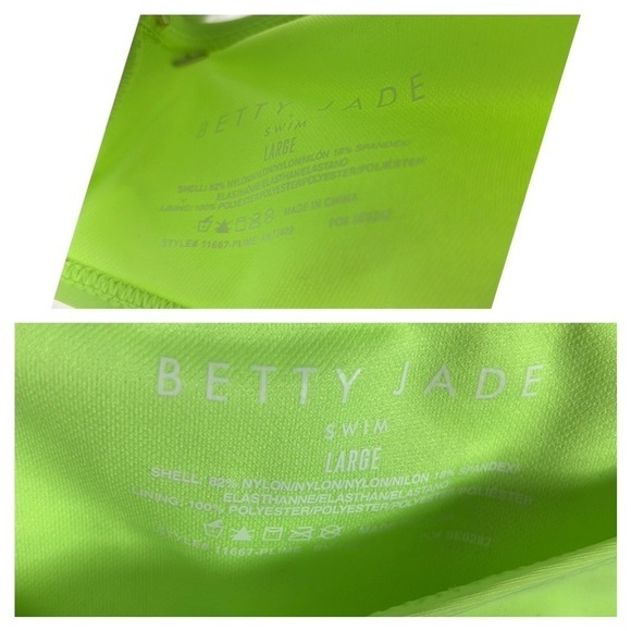 Betty Jade Neon Green Convertible Swim String Bikini Set - Picture 6 of 11